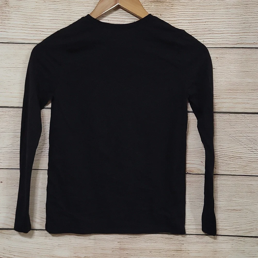💟 The Children's Place Black 'Awesome Like Mom' Kids Shirt Large 10/12